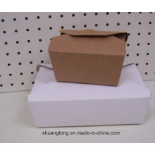 Papier Lebensmittel-Container Dessert Lebensmittel-Box Take Away Papier Lebensmittel-Box